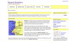 Desktop Screenshot of nayarit-directory.com