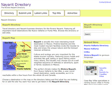 Tablet Screenshot of nayarit-directory.com